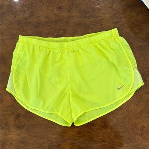 Nike Yellow Athletic Performance Shorts